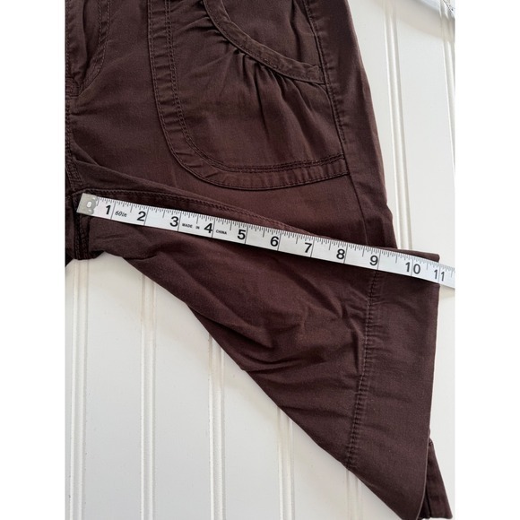 Calvin Klein Jeans Womens 4 Bermuda Shorts Brown Stretch Mid Rise Casual - Picture 6 of 8